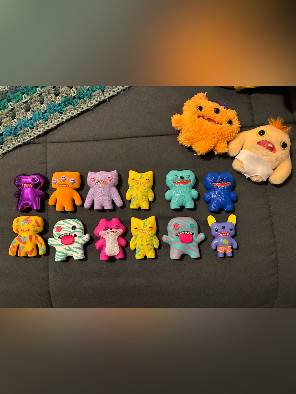 FUGGLER small figurines & two small plush figures